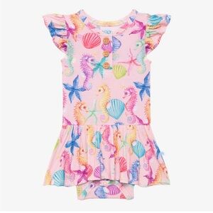 Posh Peanut Pink Romper Dress